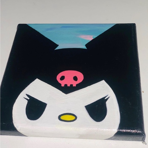 Art | Kuromi Hand Painted Canvas | Poshmark